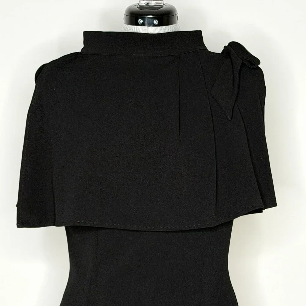 Aisize Vintage Style Capelet Sheath Dress - Picture 2 of 11
